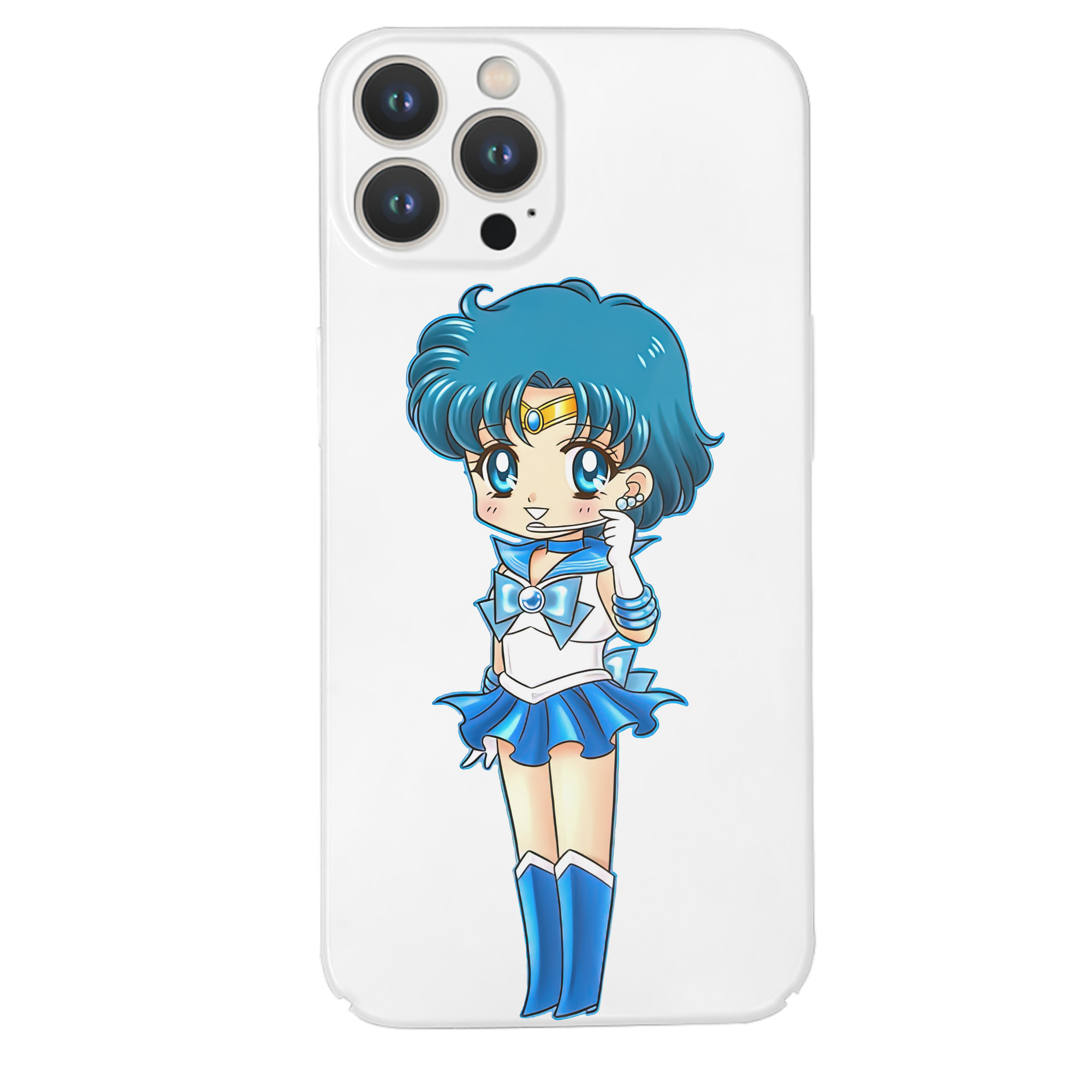 （画像用） 美少女戦士セーラームーン 水野 亜美 みずの あみ Sailor Moon Mizuno Ami 【iPhone 14シリーズ対応】ハードケース